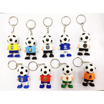 Football Player USB Memory Stick World Cup Flash Drive with Key Ring (EG123)